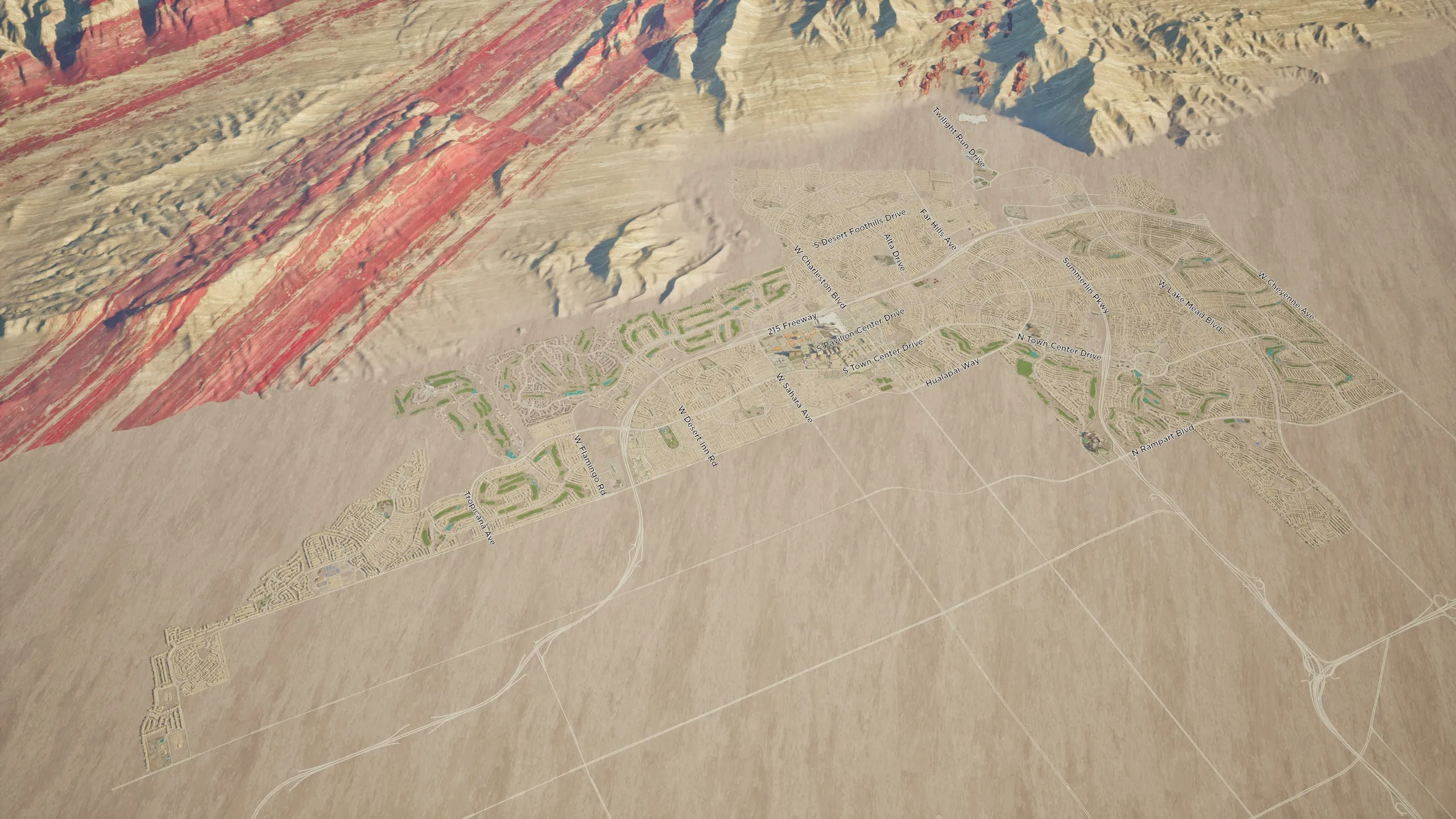 Summerlin — overview with labels
