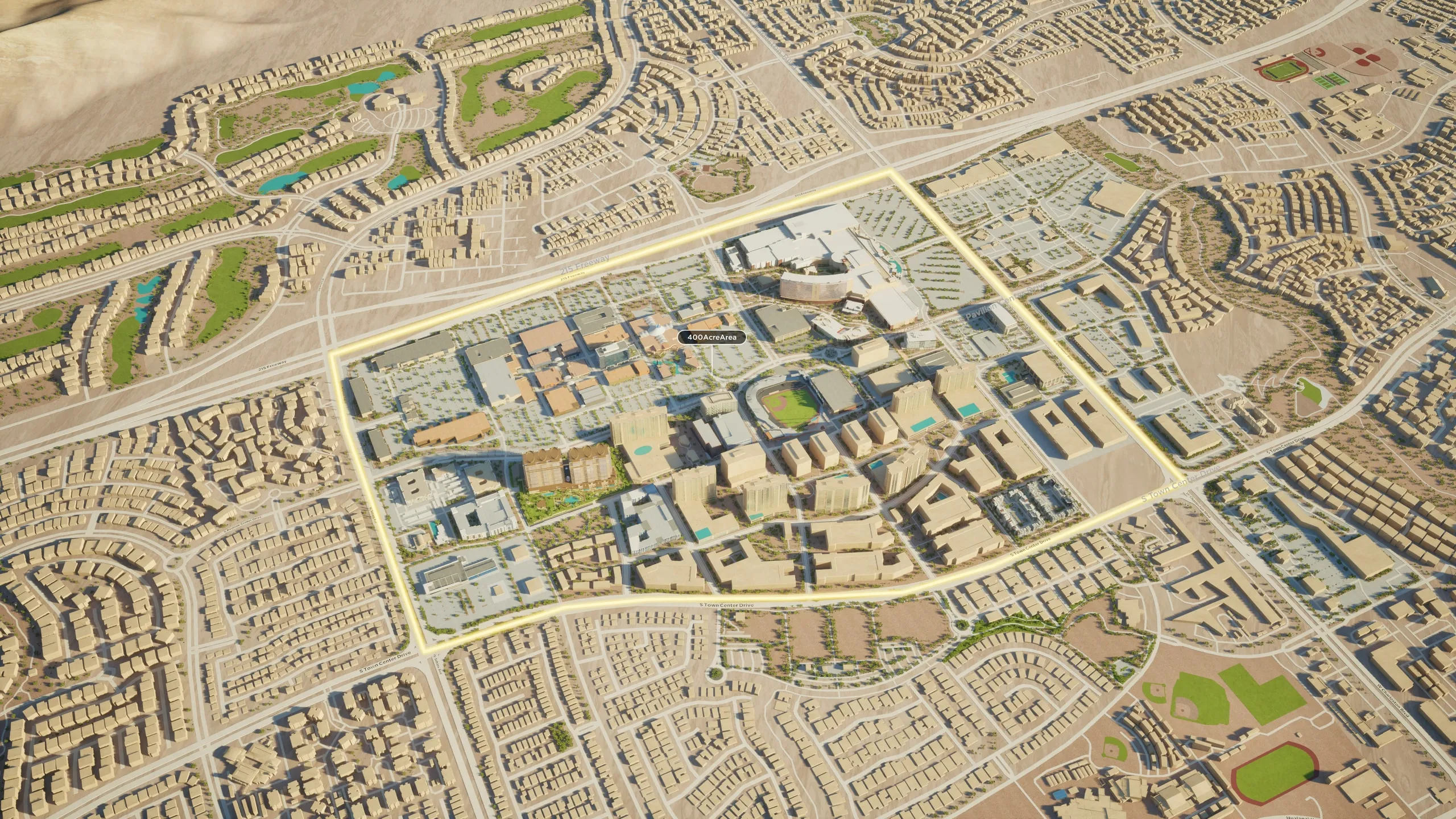 Summerlin — future development: 400-acre area